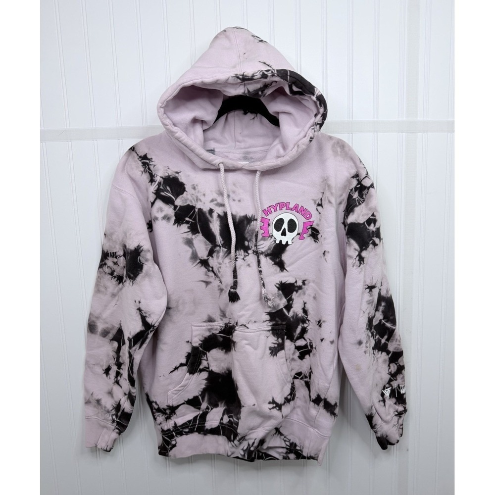 Hypland‎ Hunter x Hunter Hoodie Unisex Medium Purple Tie Dye Feitan HxH Graphic